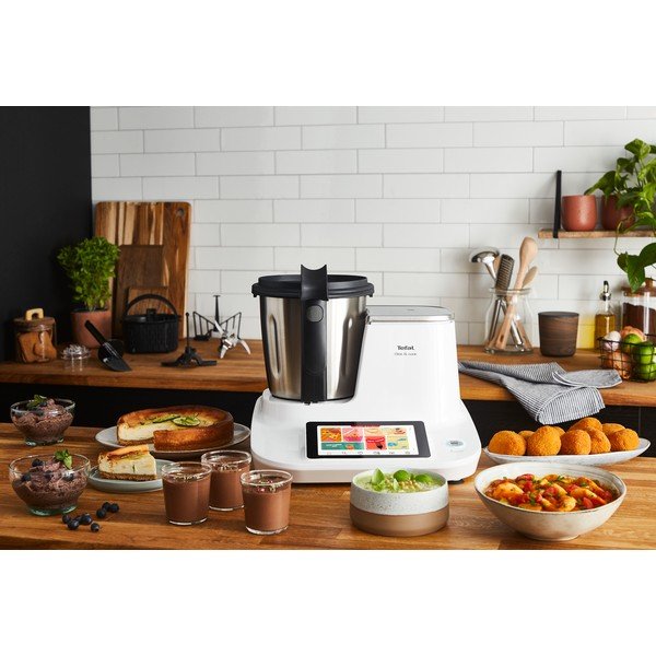 Kuhinjski robot u bijelo-srebrnoj boji Click and Cook - Tefal-image-1