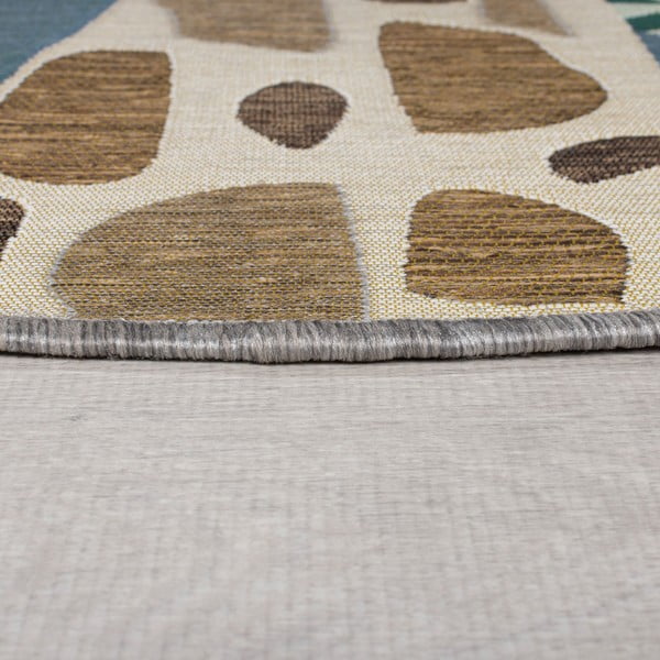 Zeleni okrugli vanjski tepih ø 160 cm Eric - Flair Rugs-image-3