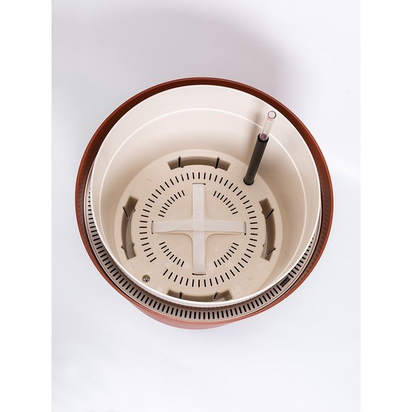 Smeđecrvena samonavodnjavajuća tegla Plastia Berberis, ø 55 cm-image-4