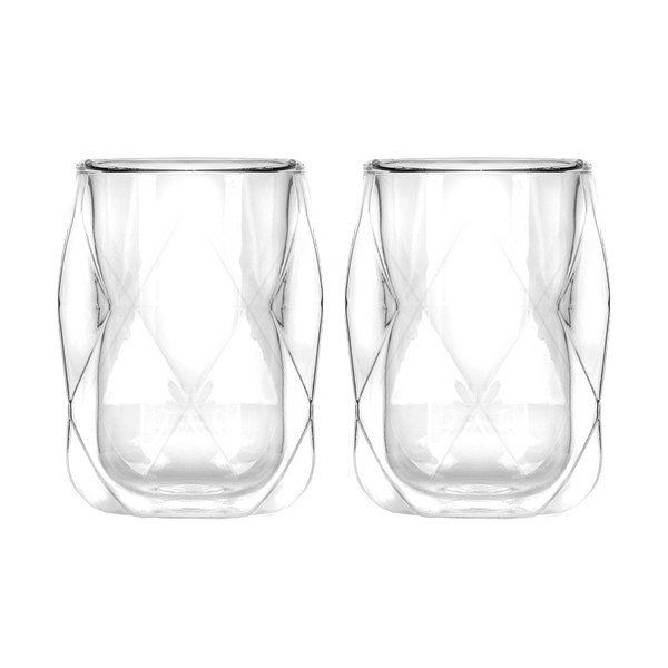 Šalice u setu 2 kom za espresso/s dvostrukom stijenkom 100 ml Geo – Vialli Design-image-2