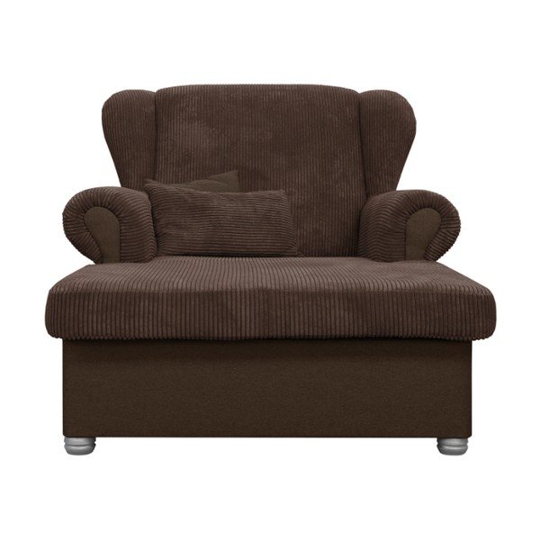 Tamno smeđa ležaljka od samta Lord – Ropez-image-1