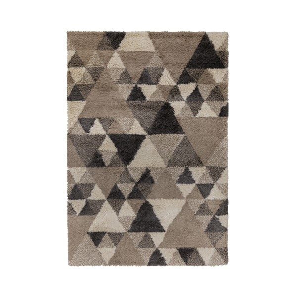 Sivo-smeđi tepih Flair Rugs Nuru, 60 x 230 cm
