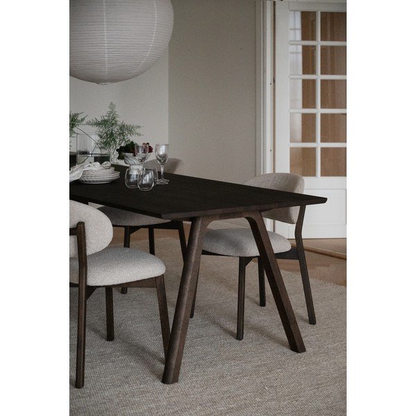 Proširiv blagovaonski stol od punog hrasta 95x220 cm Clapperton – Rowico-image-1