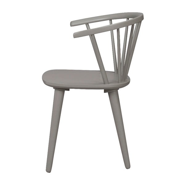 Svjetlosiva blagovaonska stolica od drveta kaučukovca Rowico Carmen-image-4