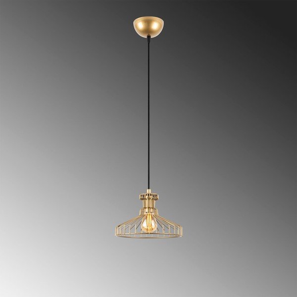 Viseća svjetiljka u zlatnoj boji s metalnim sjenilom ø 23 cm Events – Opviq lights-image-4