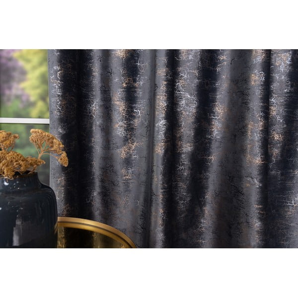 Antracitno siva zavjesa 140x260 cm Lhasa – Mendola Fabrics-image-3