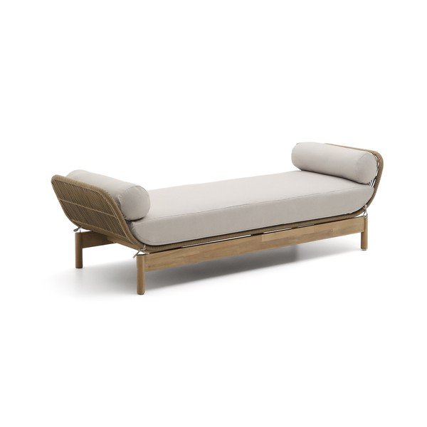 Vrtna sofa od masivnog bagrema u prirodnoj boji Catalina – Kave Home-image-4