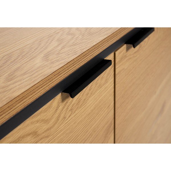 Komoda u dekoru hrasta u prirodnoj boji 104,5x80x45 cm Cesura – Unique Furniture-image-4