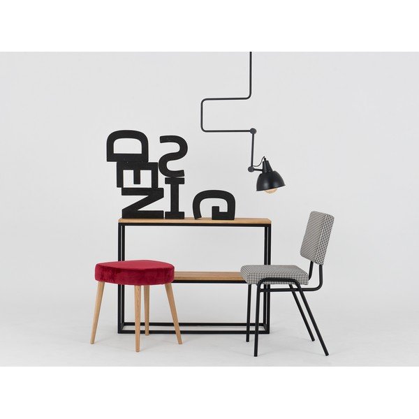 Crna visilica s metalnim sjenilom 90x90 cm Coben - CustomForm-image-4