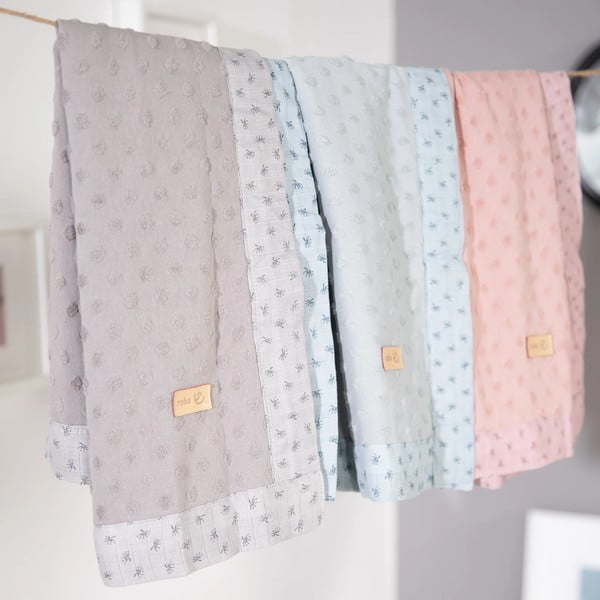 Ružičasta deka za bebe 80x80 cm Lil Planet – Roba-image-3