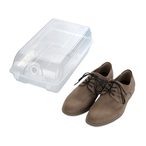 Prozirna kutija za odlaganje cipela Wenko Smart, širina 21 cm