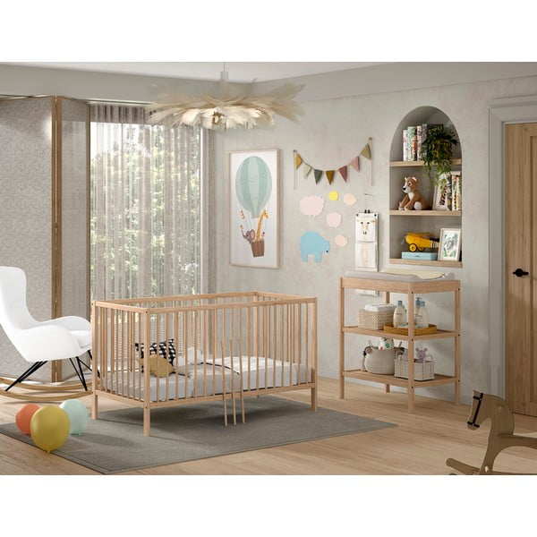 Set dječjeg namještaja 2 kom od masivne bukve Dino – Vipack-image-1