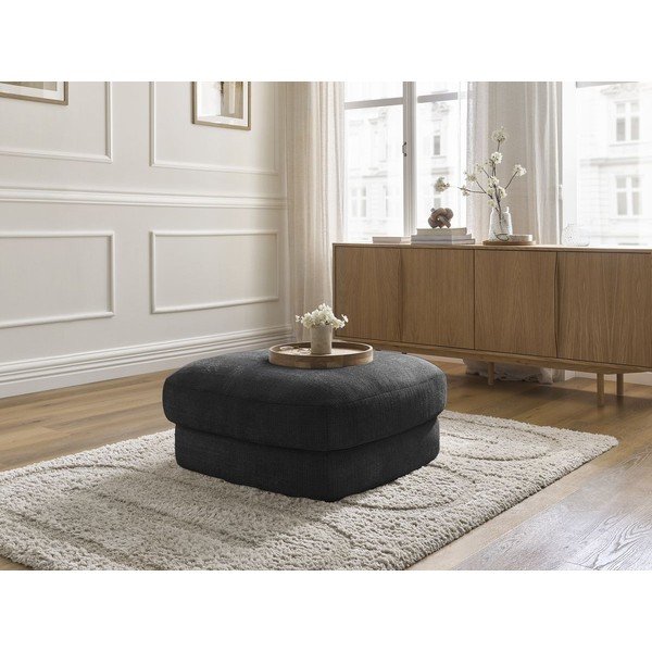 Crni tabure od šenila Leonore – Bobochic Paris-image-4