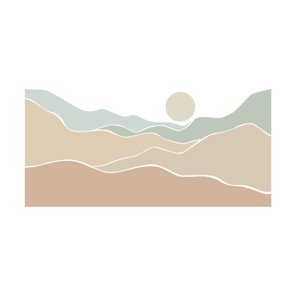 Zidna naljepnica 185x90 cm Desert Sunrise - Ambiance-image-2