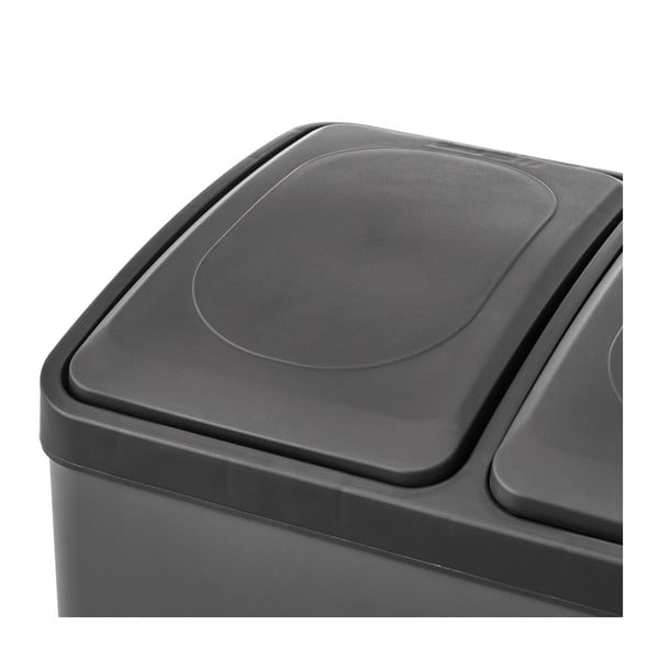 Kanta za smeće od nehrđajućeg čelika za odvojeni otpad/s pedalom 40 l Litros – Casa Selección-image-4