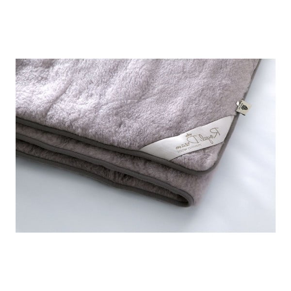 Siva deka od merino vune Royal Dream, 160 x 200 cm
