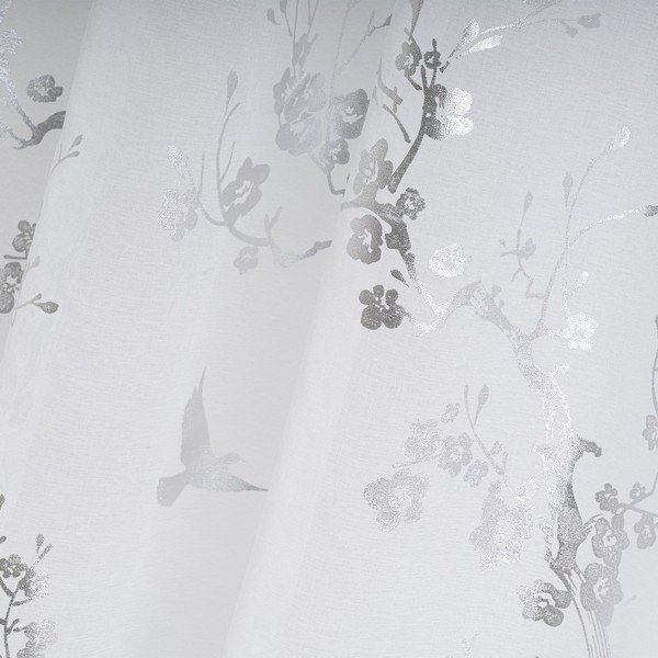 Bijela/u srebrnoj boji prozirna zavjesa 140x260 cm Paradis – Casa Selección-image-4