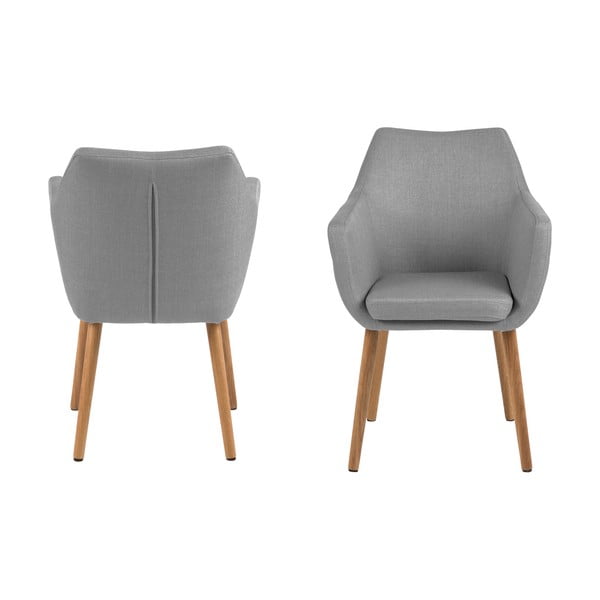 Svijetlosivi naslonjač Actona Nora-image-4