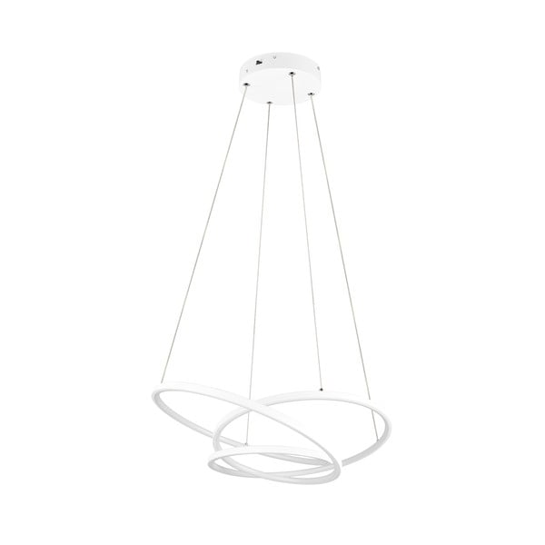 Bijela LED viseća svjetiljka s mogućnosti zatamnjivanja Darvin – Trio