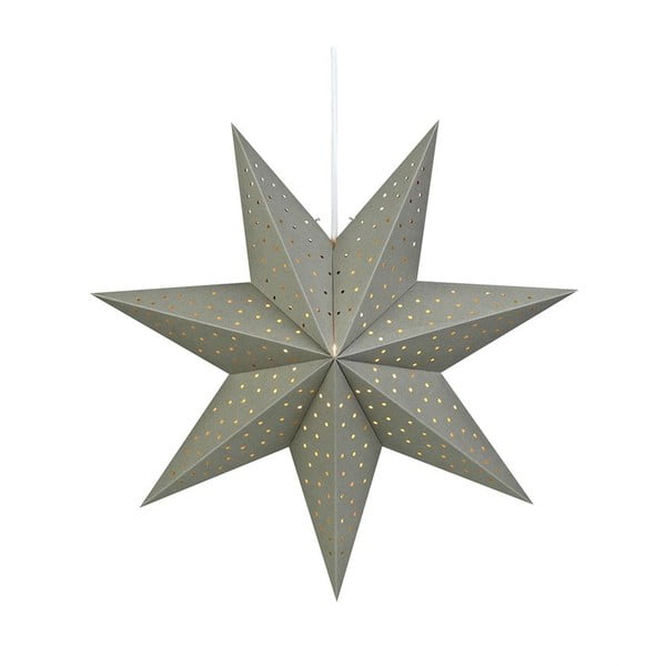 Siva viseća dekoracija Markslöjd Morris, visina 45 cm