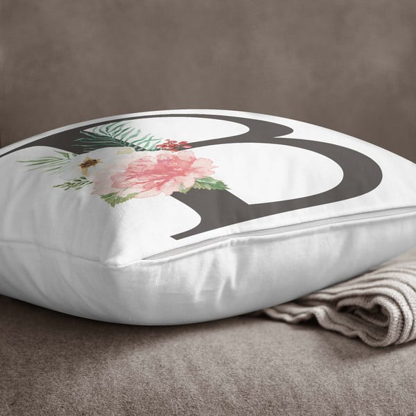 Jastučnica Minimalist Cushion Covers Floral Alphabet B, 45 x 45 cm