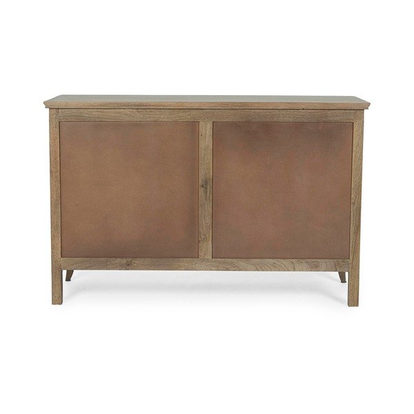 Komoda od masivnog manga u tamnoj prirodnoj boji 125x80x42 cm Domitille – Bizzotto-image-4
