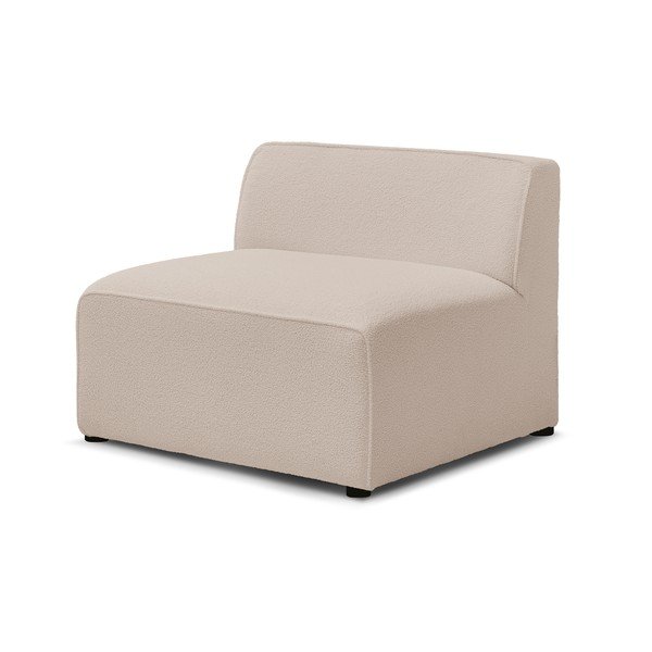 Bež modularna sjedeća garnitura od bouclé tkanine (srednji modul ) Megeve – Bobochic Paris-image-3