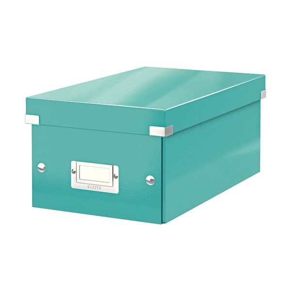 Tirkizna kutija za pohranu s poklopcem Leitz Click&Store, duljina 35 cm