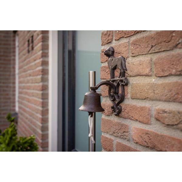 Zidno zvono od lijevanog željeza s motivom psa Esschert Designn-image-1