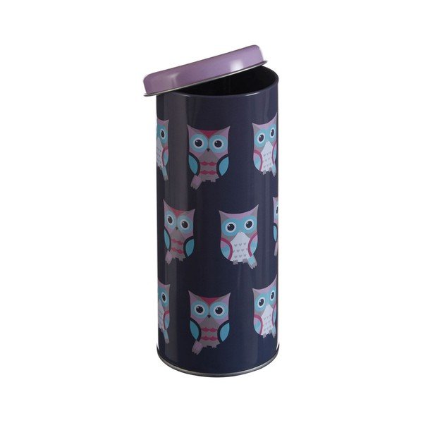 Okrugla posuda od kositara Premier Housewares Happy Owls, Ø 8 x 18 cm-image-1