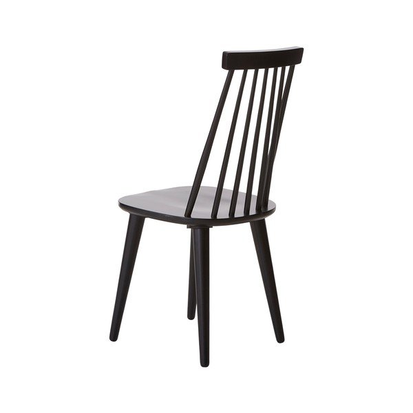 Crne barske stolice u setu 2 kom od masivnog kaučuka (visine sjedala 45 cm) Jolina – Ellos Home-image-3
