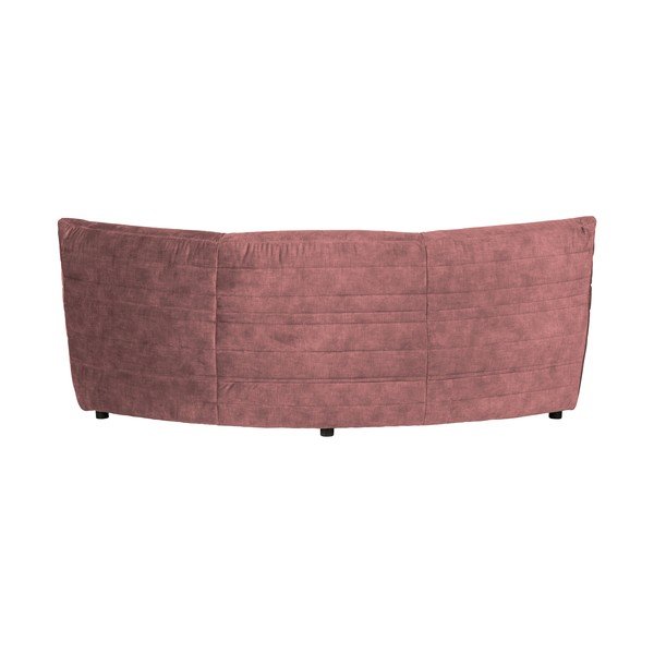 Svijetlo ružičasta baršunasti kutna garnitura (promjenjiva) Bag – WOOOD-image-3