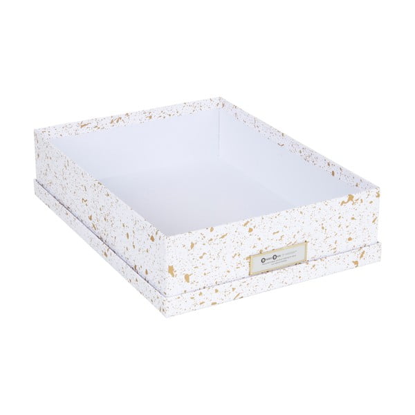 Kutija za pohranu u zlatno-bijeloj boji Bigso Box of Sweden Oskar-image-2