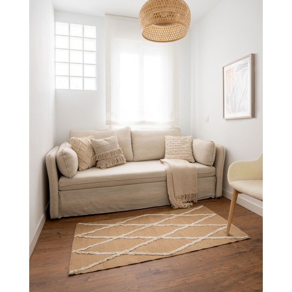 Bež sklopiva sofa 210 cm Tanit – Kave Home-image-1