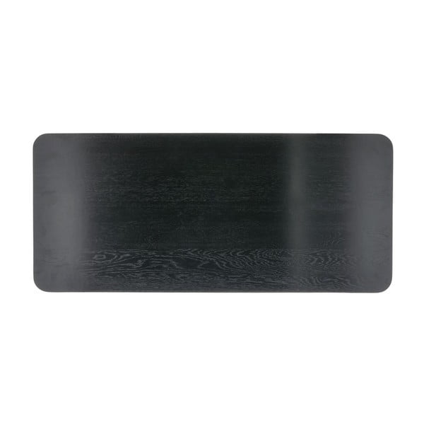 Crni konzolni stol od hrastovine 100x44,5 cm Bast - Villa Collection-image-2