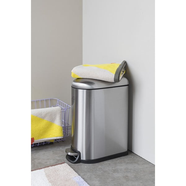 Kanta za smeće od nehrđajućeg čelika s pedalom u srebrnoj boji 10 l Wather – Mette Ditmer Denmark-image-3