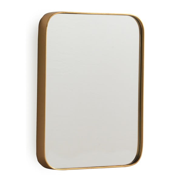Zidno ogledalo u zlatnoj boji Geese Pure, 30 x 40 cm