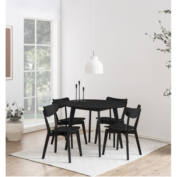 Crna blagovaonska stolica Roxby – Actona-image-1