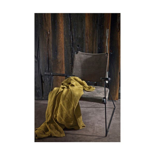 Žuti karirani De Eekhoorn Double, 130 x 170 cm-image-1