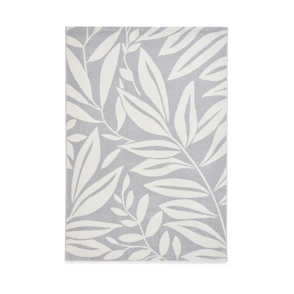 Svijetlo sivi tepih 120x170 cm Sorral Leaves  – Catherine Lansfield