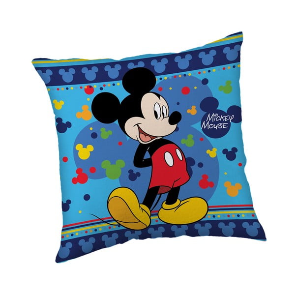 Dječji jastuk od flisa 40x40 cm Mickey "Blue" – Jerry Fabrics