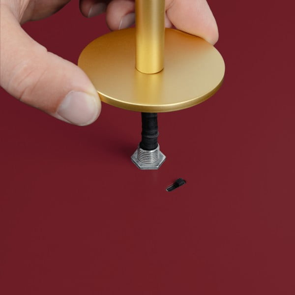 Crvena metalna LED viseća svjetiljka s mogućnosti zatamnjivanja s metalnim sjenilom ø 31 cm Asteria Plus – UMAGE-image-3