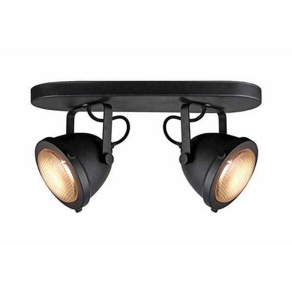 Crna zidna lampa LABEL51 Spot Moto Dos