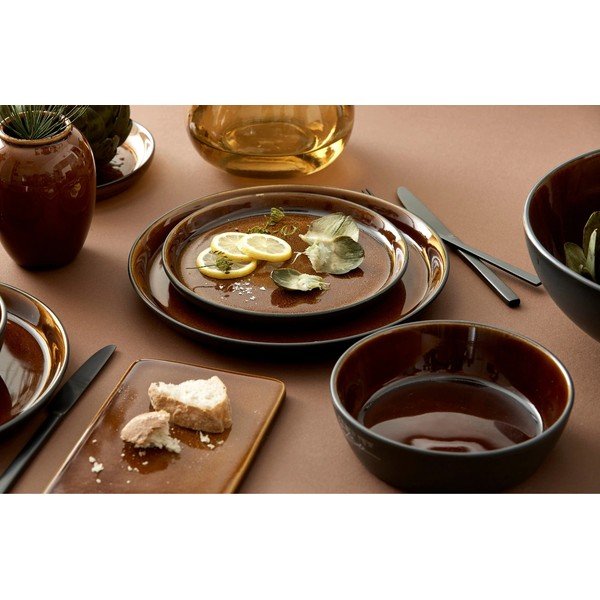 Crna/jantarna zdjelica za ramen od kamenine Gastro Black/Amber – Bitz-image-1