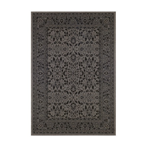Crno-ljubičasti vanjski tepih NORTHRUGS Konya, 160 x 230 cm