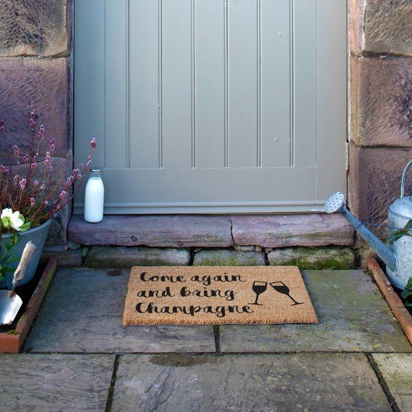 Otirač od kokosovih vlakana 40x60 cm Bring Champagne – Artsy Doormats-image-4