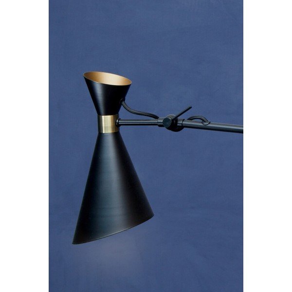 Crna/u zlatnoj boji metalna viseća svjetiljka s metalnim sjenilom Linox – Premier Housewares-image-2