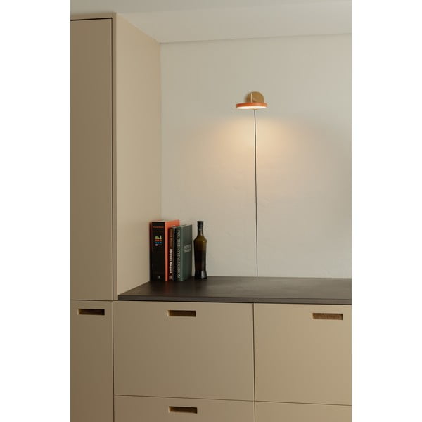 Narančasta LED zidna lampa s mogućnosti zatamnjivanja ø 15 cm Asteria Wall Short – UMAGE-image-1