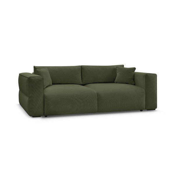 Zelena sklopiva/s prostorom za odlaganje sofa 265 cm Ezechiel – Bobochic Paris-image-2