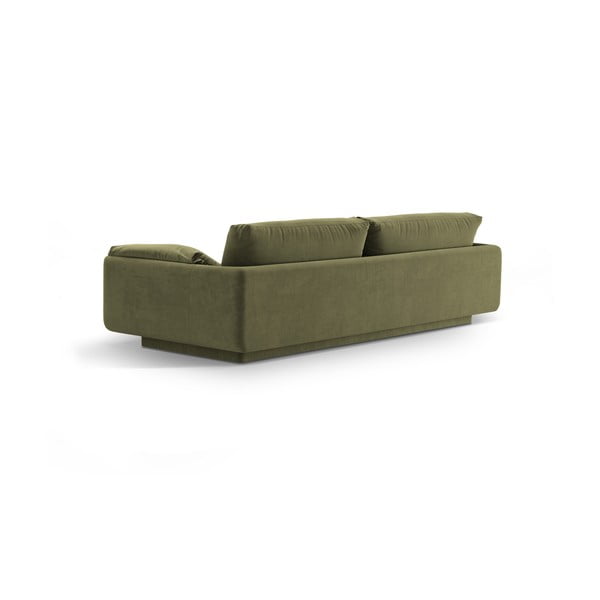 Svijetlo zelena baršunasti sofa 220 cm Torino – Micadoni -image-3